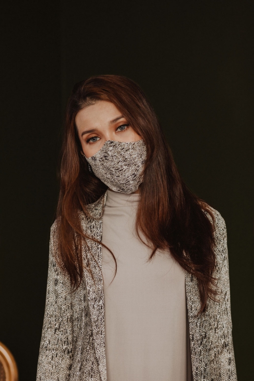 Face Mask ( Printed ) - Wood